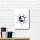 Jockey Club Blue Badge A3 and A4 Prints (framed or unframed)-Jockey Club Salinas Ibiza Store
