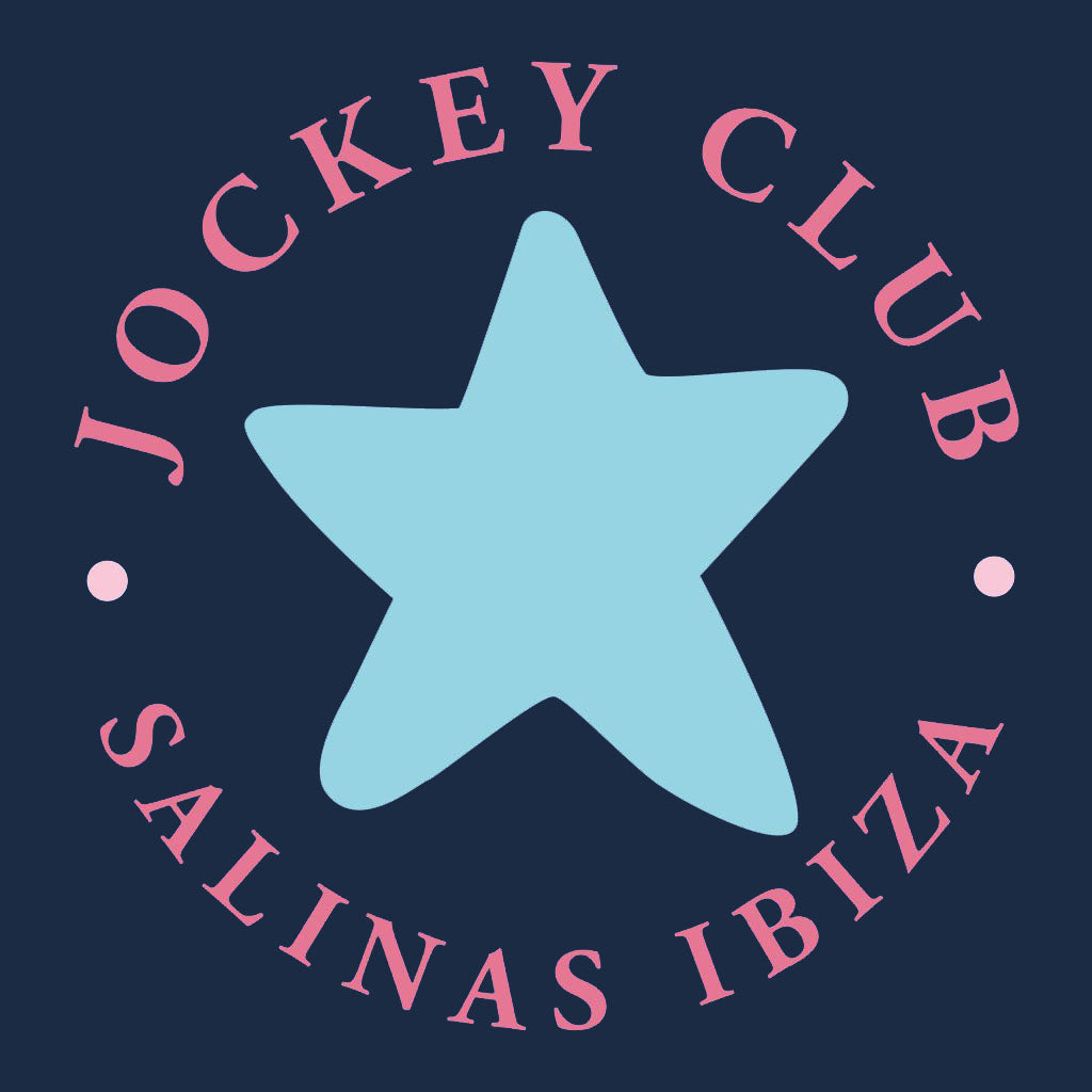 Jockey Club Salinas Ibiza Star Red Text Rope Handle Beach Bag