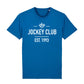 Jockey Club The Jockey Club Est 1993 White Text Men's Organic T-Shirt