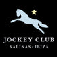 Jockey Club EST 1993 Light Blue And Yellow Text Vintage Canvas Backpack-Jockey Club Salinas Ibiza Store