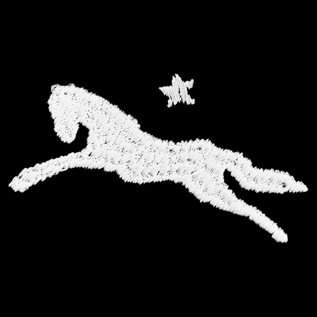 Jockey Club White Embroidered Logo Army Cap