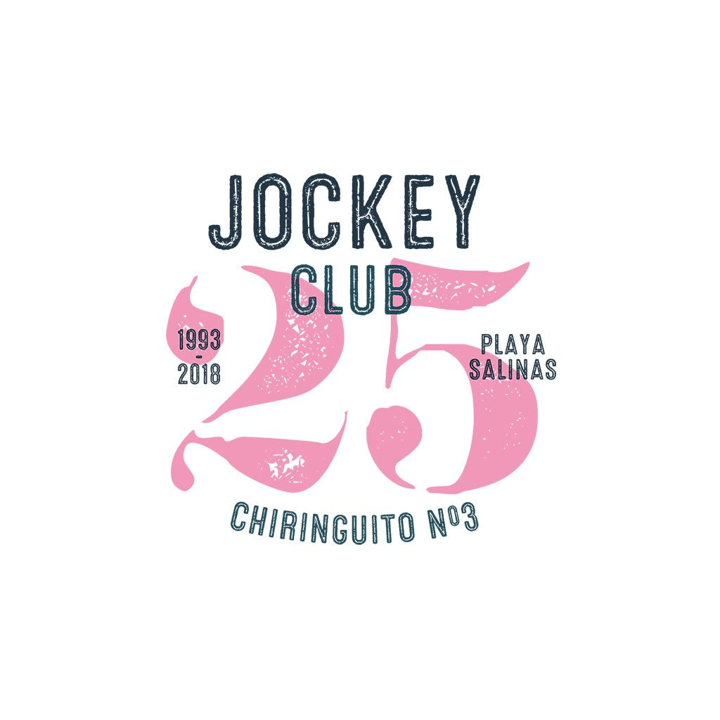 Jockey Club 25 Years Dark Text A3 and A4 Prints (framed or unframed)-Jockey Club Salinas Ibiza Store