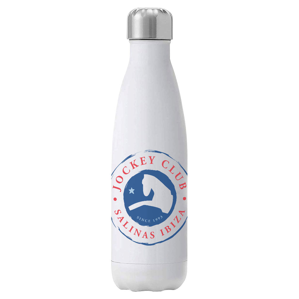 Jockey Club Blue Badge Insulated Stainless Steel Water Bottle-Jockey Club Salinas Ibiza Store