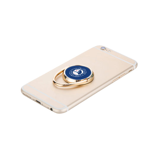 Jockey Club White Badge Rotating Phone Ring in Gold-Jockey Club Salinas Ibiza Store