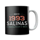 Jockey Club 1993 Salinas Chiringuito No 3 White Text Mug-Jockey Club Salinas Ibiza Store