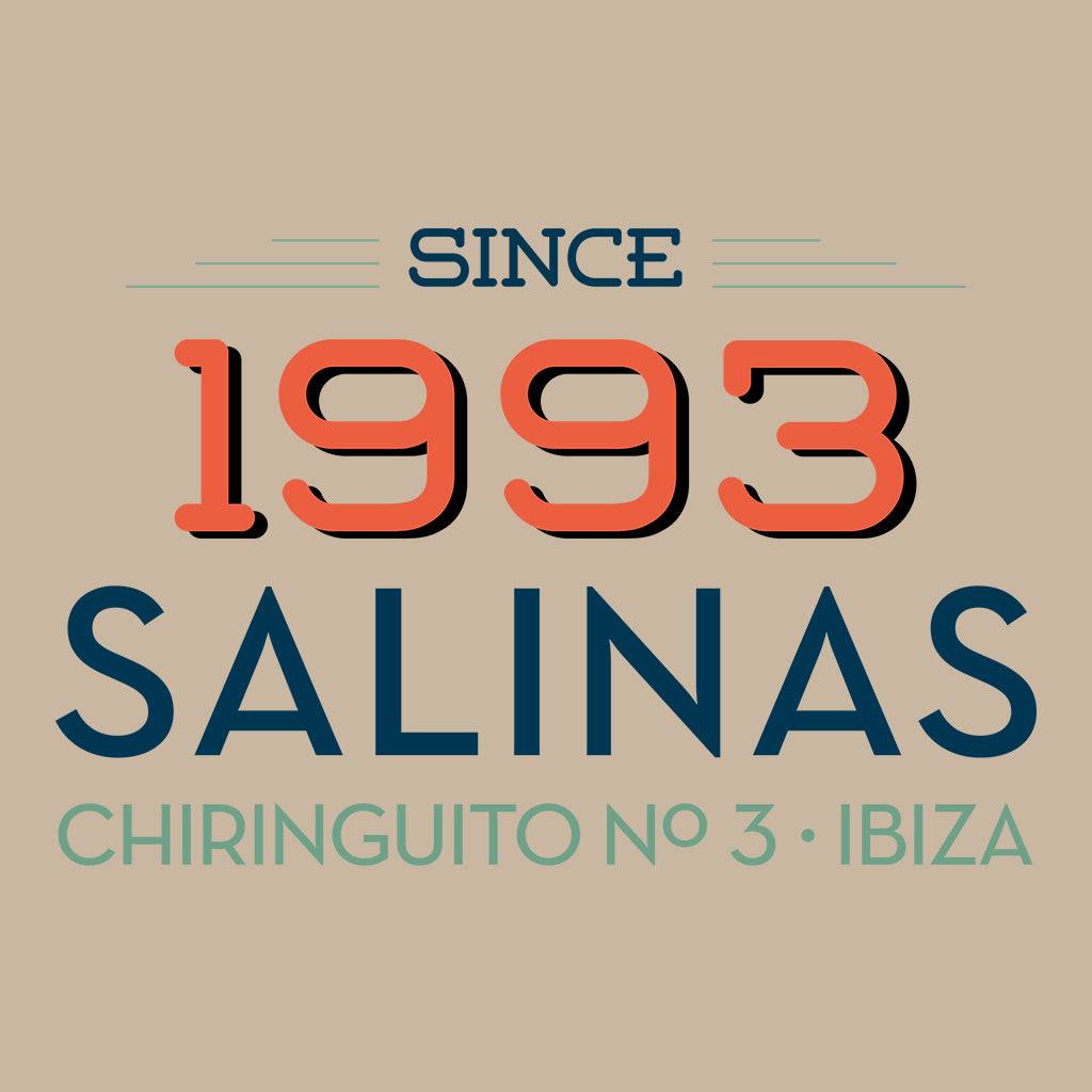 Jockey Club 1993 Salinas Chiringuito No 3 Dark Text Men's Organic T-Shirt-Jockey Club Salinas Ibiza Store