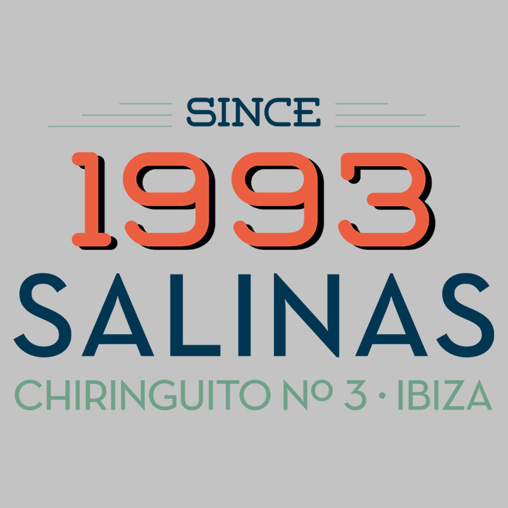 Jockey Club 1993 Salinas Chiringuito No 3 Dark Text Men's Jersey Vest-Jockey Club Salinas Ibiza Store