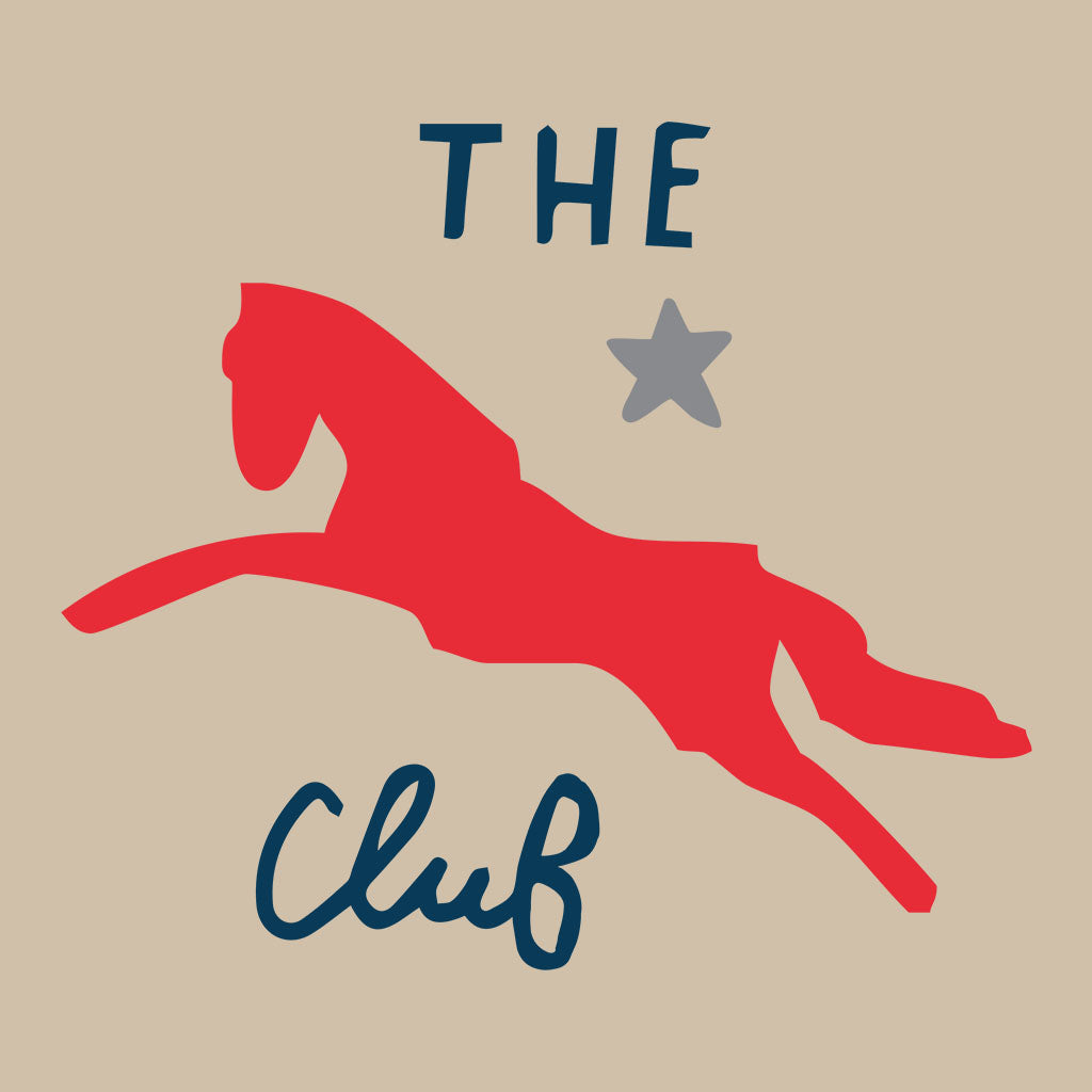 Jockey Club The Club Red Logo Jute Shopping Bag-Jockey Club Salinas Ibiza Store