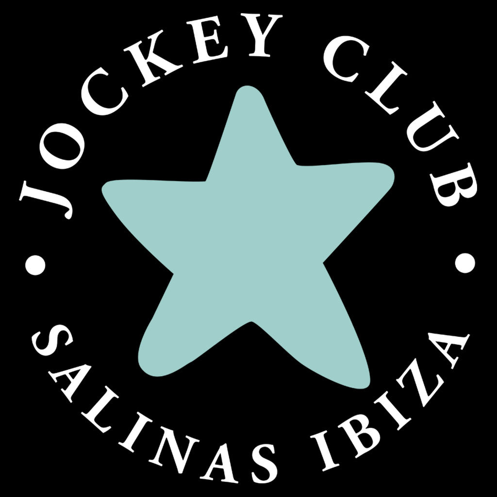 Jockey Club Salinas Ibiza Star White Text Women's Loose Fit Vest-Jockey Club Salinas Ibiza Store