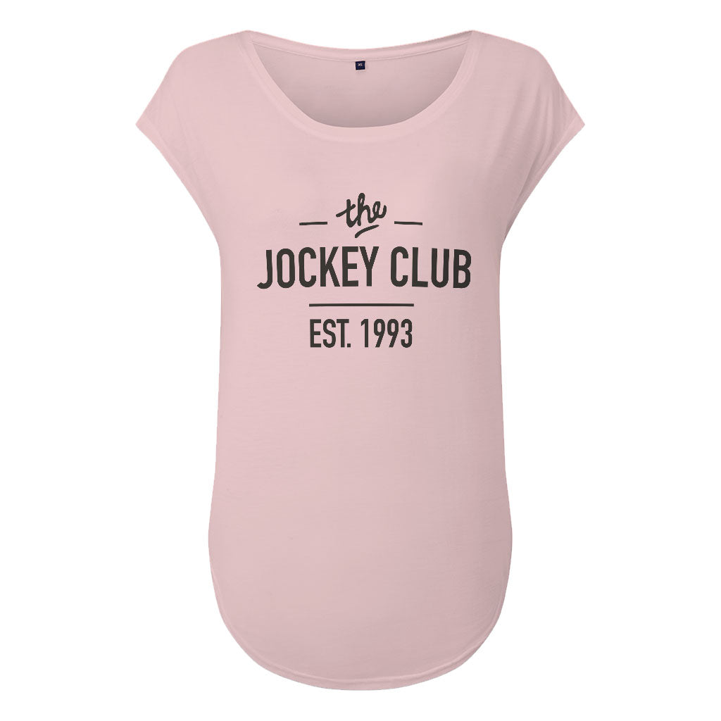 Jockey Club The Jockey Club Est 1993 Black Text Women's Tie Back Vest-Jockey Club Salinas Ibiza Store