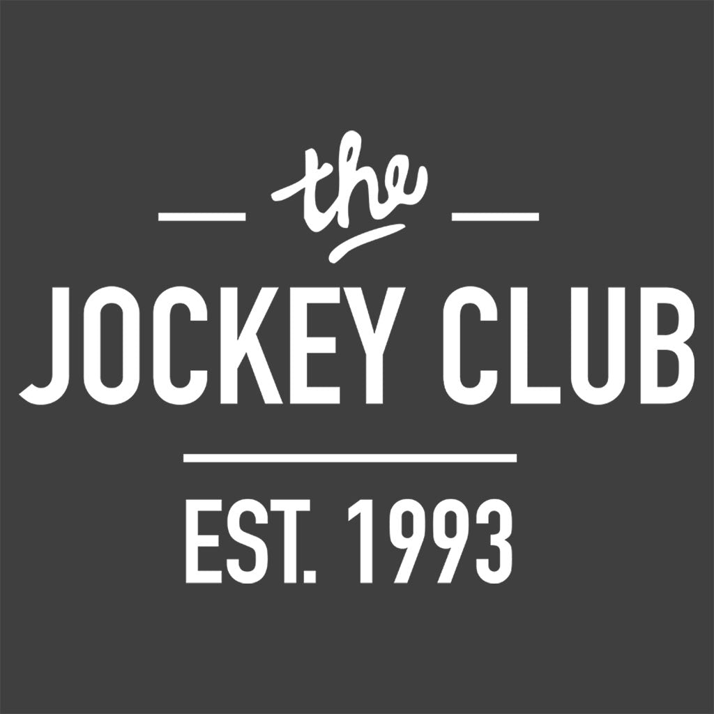 Jockey Club The Jockey Club Est 1993 White Text Women's Loose Fit Vest-Jockey Club Salinas Ibiza Store