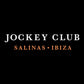 Jockey Club Salinas Ibiza White Text Organic Cotton Canvas Zip Purse-Jockey Club Salinas Ibiza Store
