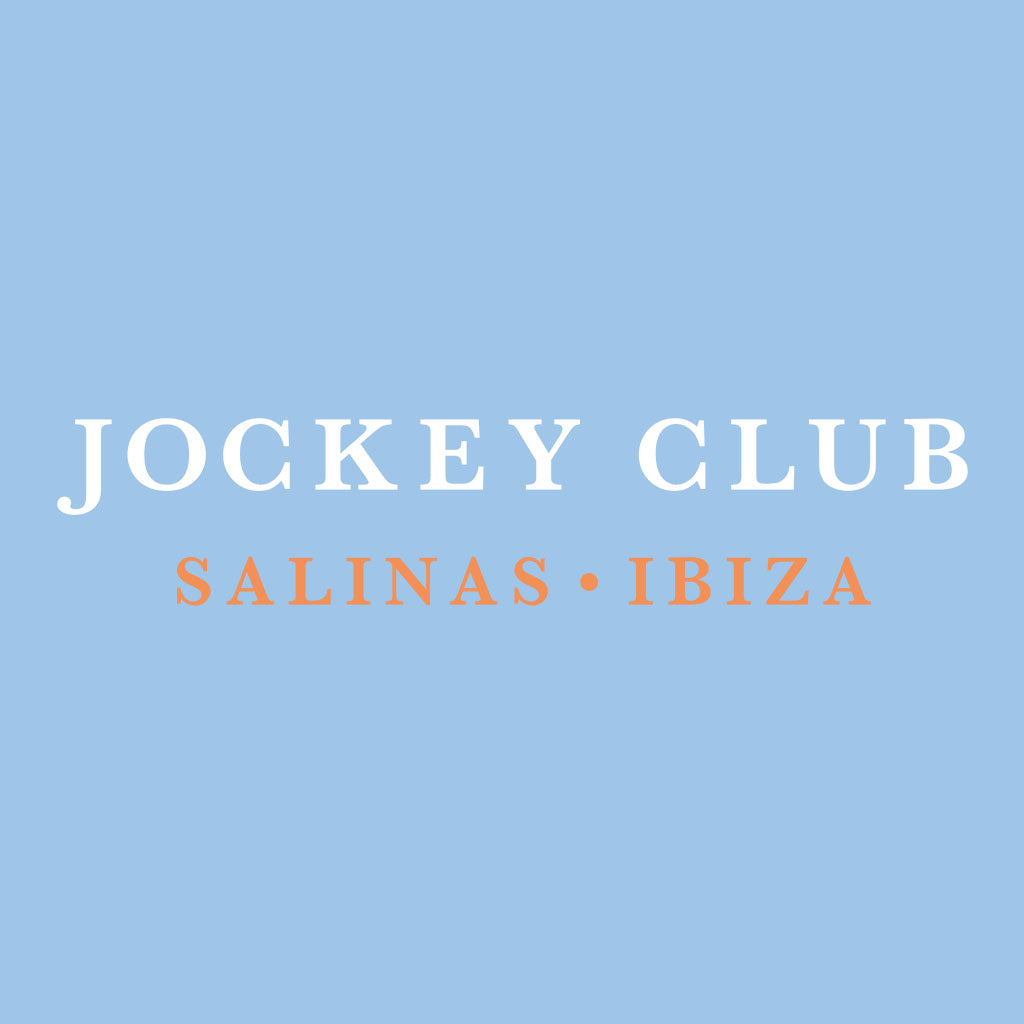 Jockey Club Salinas Ibiza White Text Organic Cotton Canvas Zip Purse-Jockey Club Salinas Ibiza Store