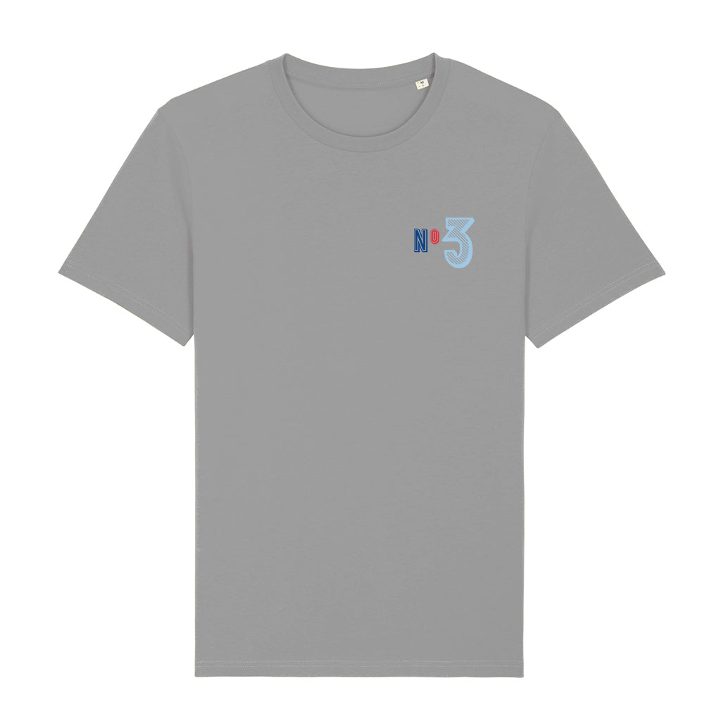 Jockey Club Blue No 3 Front And Back Print Men's Organic T-Shirt