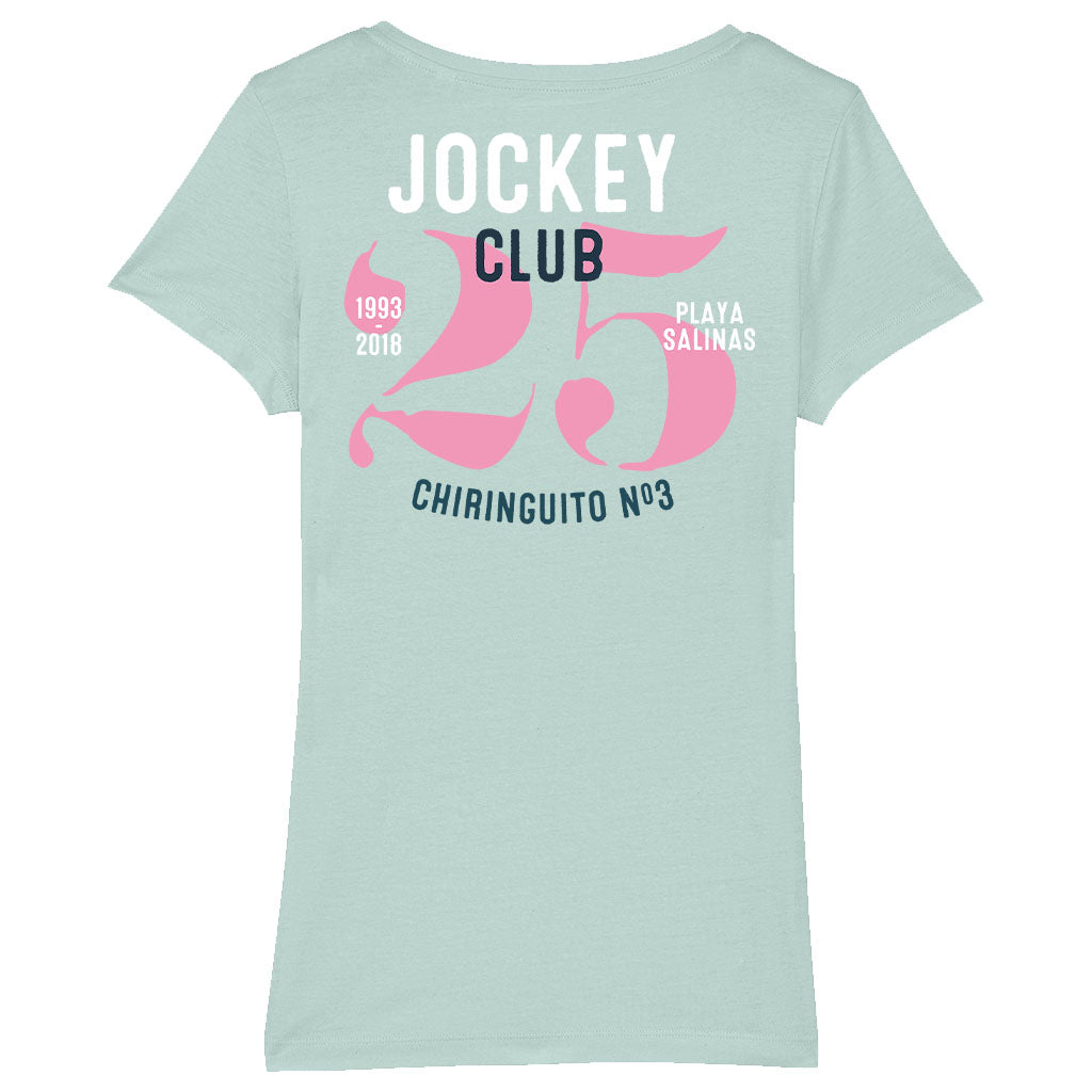 Jockey Club Forever Young Front And Back Print Women's Iconic Fitted T-Shirt