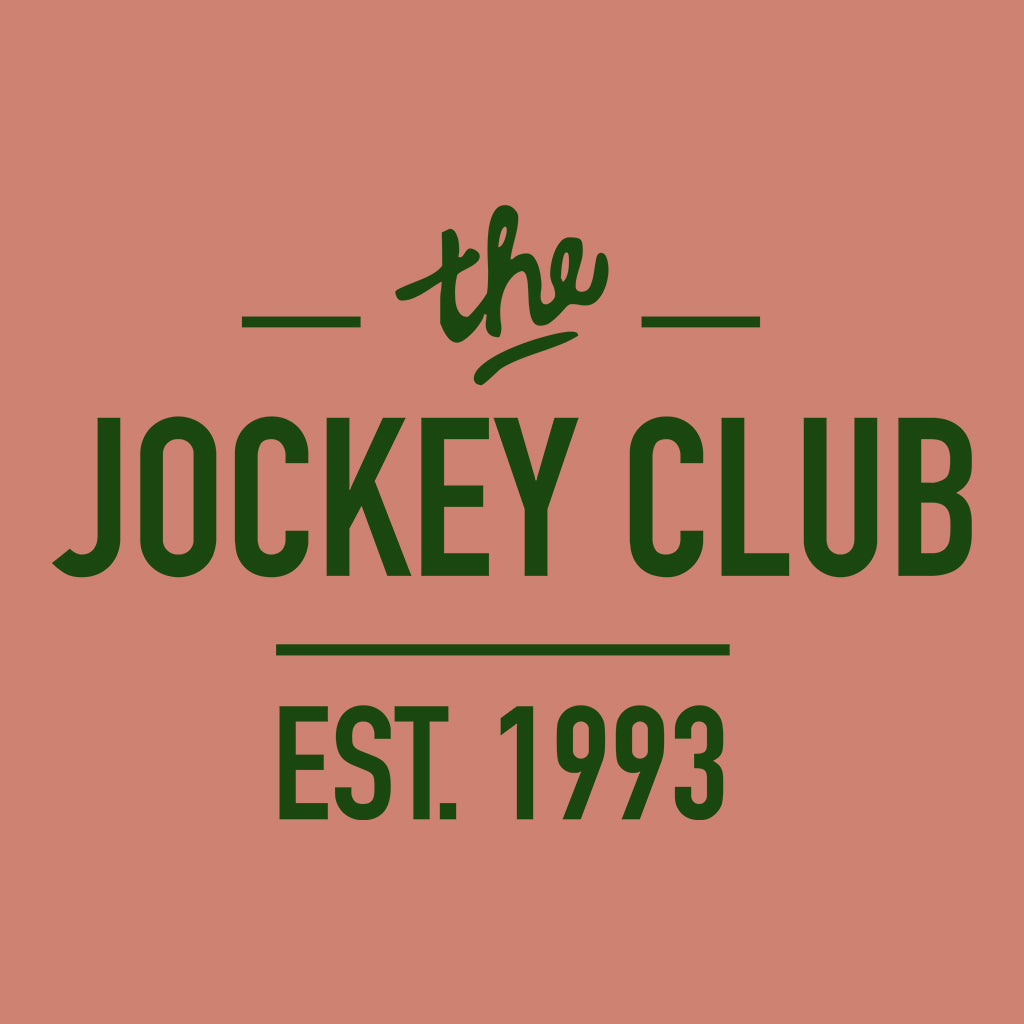 Jockey Club The Jockey Club Est 1993 Dark Green Text Men's Organic T-Shirt-Jockey Club Salinas Ibiza Store
