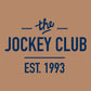 Jockey Club The Jockey Club Est 1993 Royal Blue Text Men's Organic T-Shirt-Jockey Club Salinas Ibiza Store
