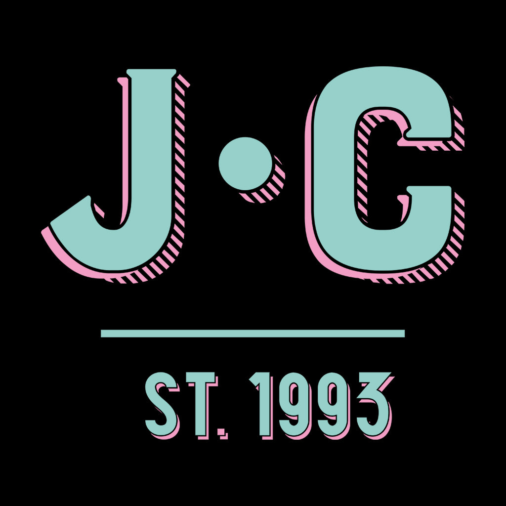 Jockey Club EST 1993 Turquoise And Pink Text Baby T-Shirt-Jockey Club Salinas Ibiza Store