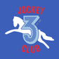 Jockey Club 3 White Logo Babygrow